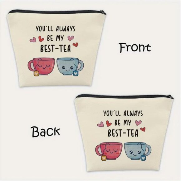 Bestie Gifts Makeup Bag, friendship Gifts For Women Friends - Picture 3 of 4